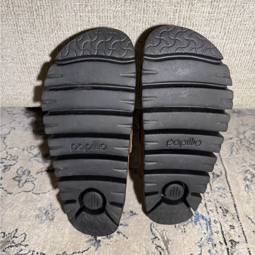 Birkenstock Papilio Boston Chunky Suede Clogs - Picture 11 of 11